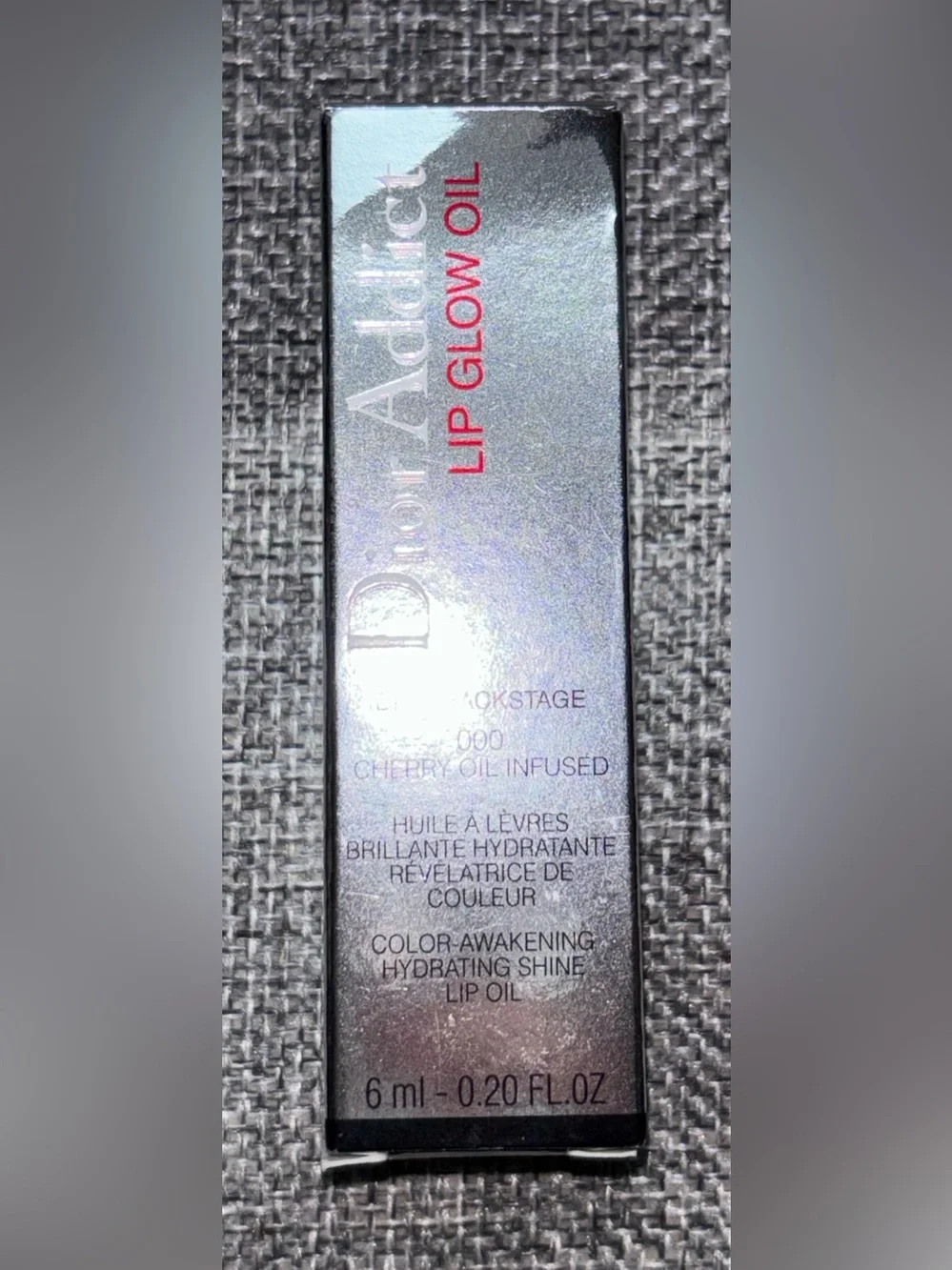 Authentic Dior Addict Lip Glow Oil in the shade #000 Universal Clear
